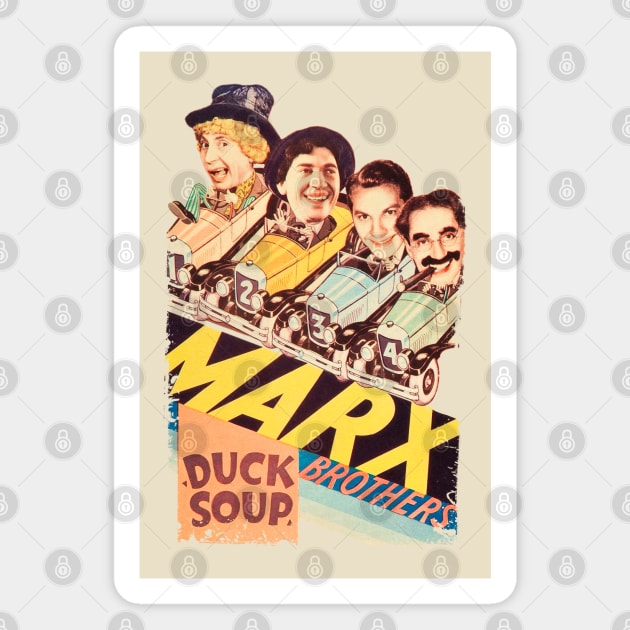 Marx Brothers Bros Duck Soup Magnet by parashop